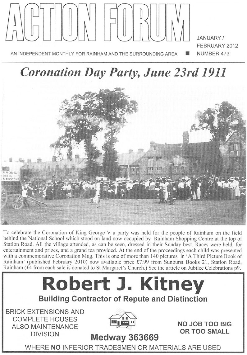 Cover photo of King George V Coronation Day Party, Rainham June 23rd 1911