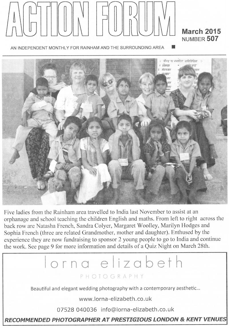 Cover photo of orphanage and school in India 