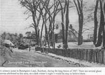 Photo of Berengrave lane 1947