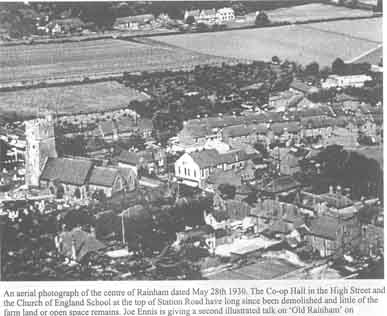Aerial Photo of Rainham 1930