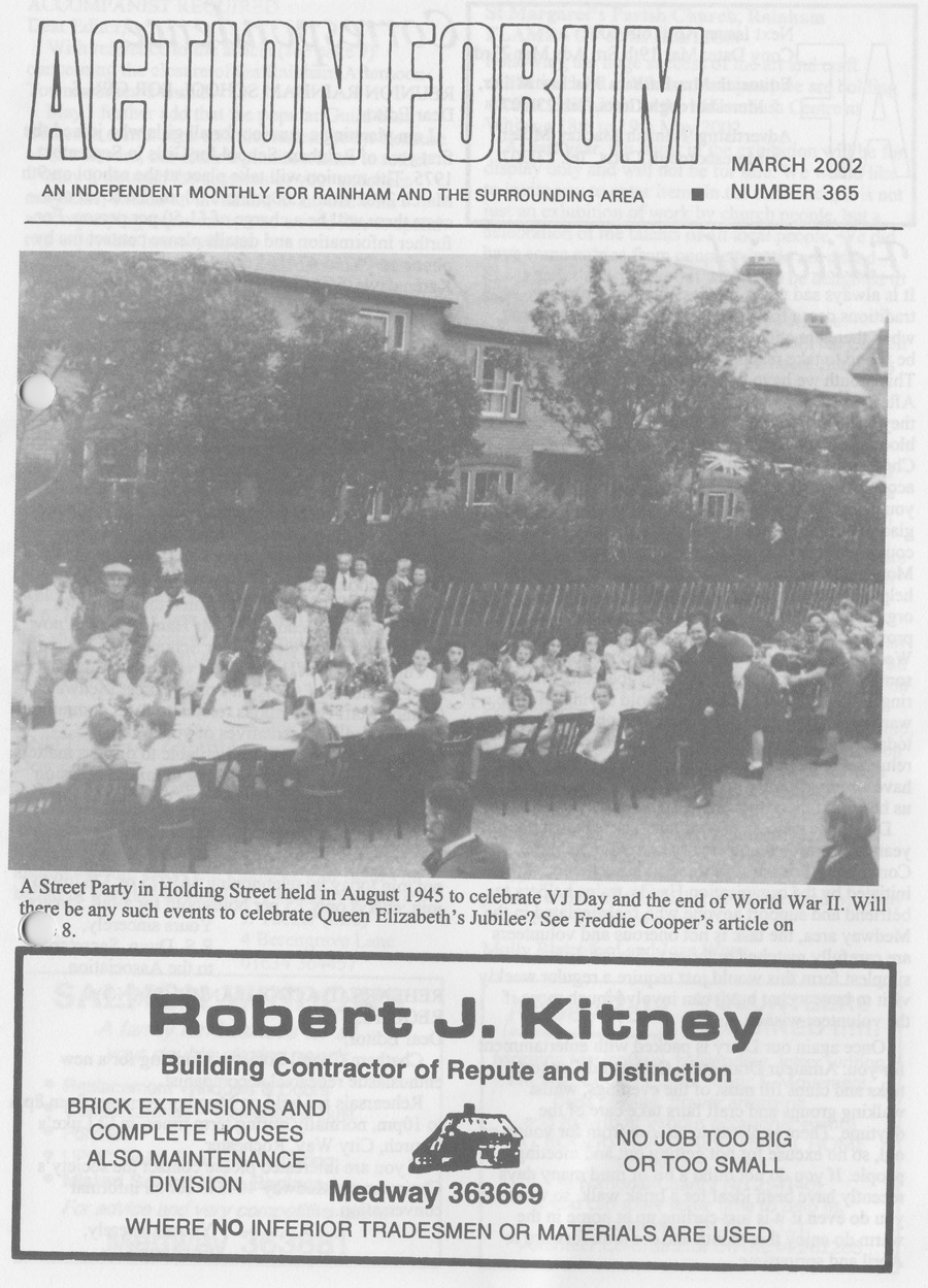 Photo of Coronation Party in Holding Street Rainham in 1953