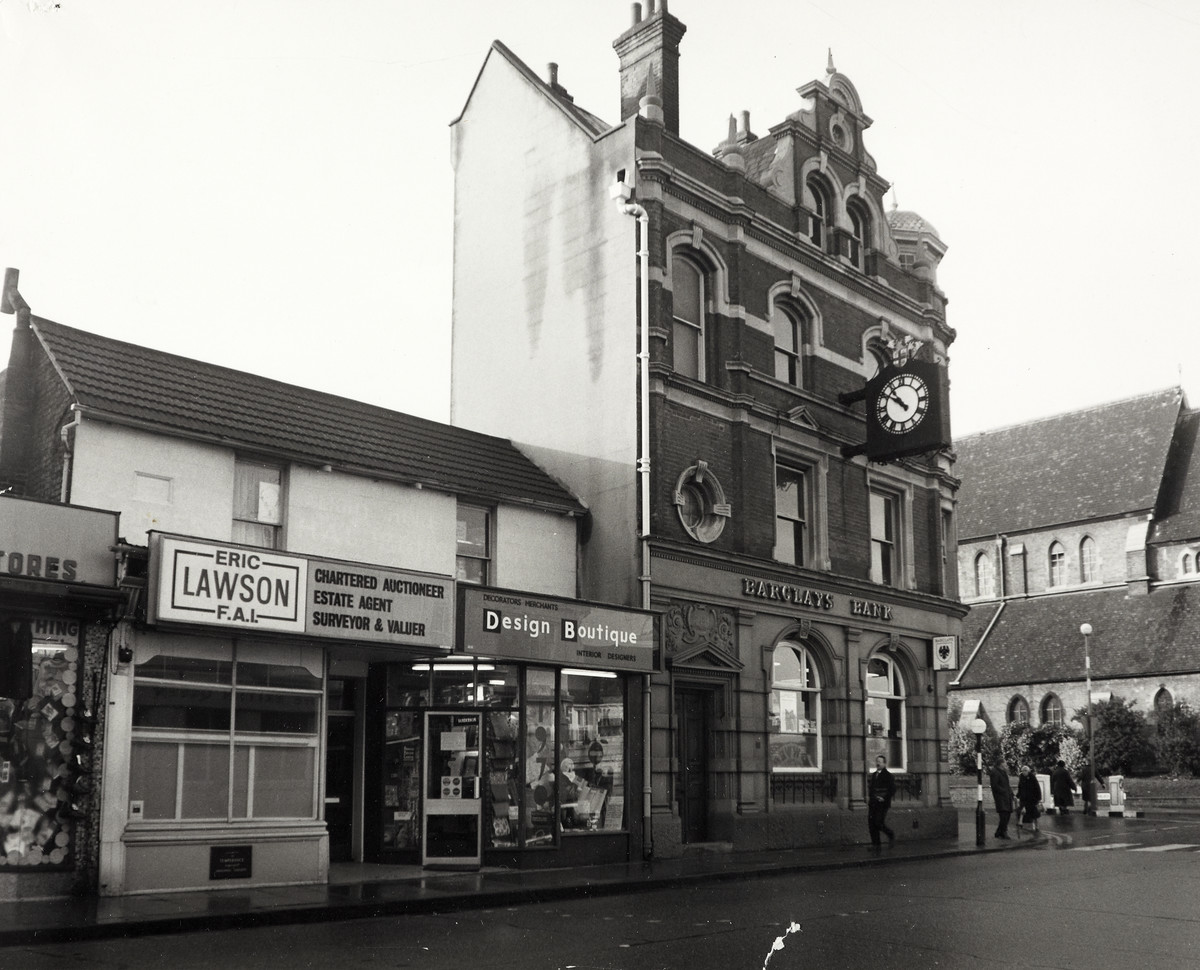 Barclays Bank Gillingham branch Canterbury Street from the 1970s