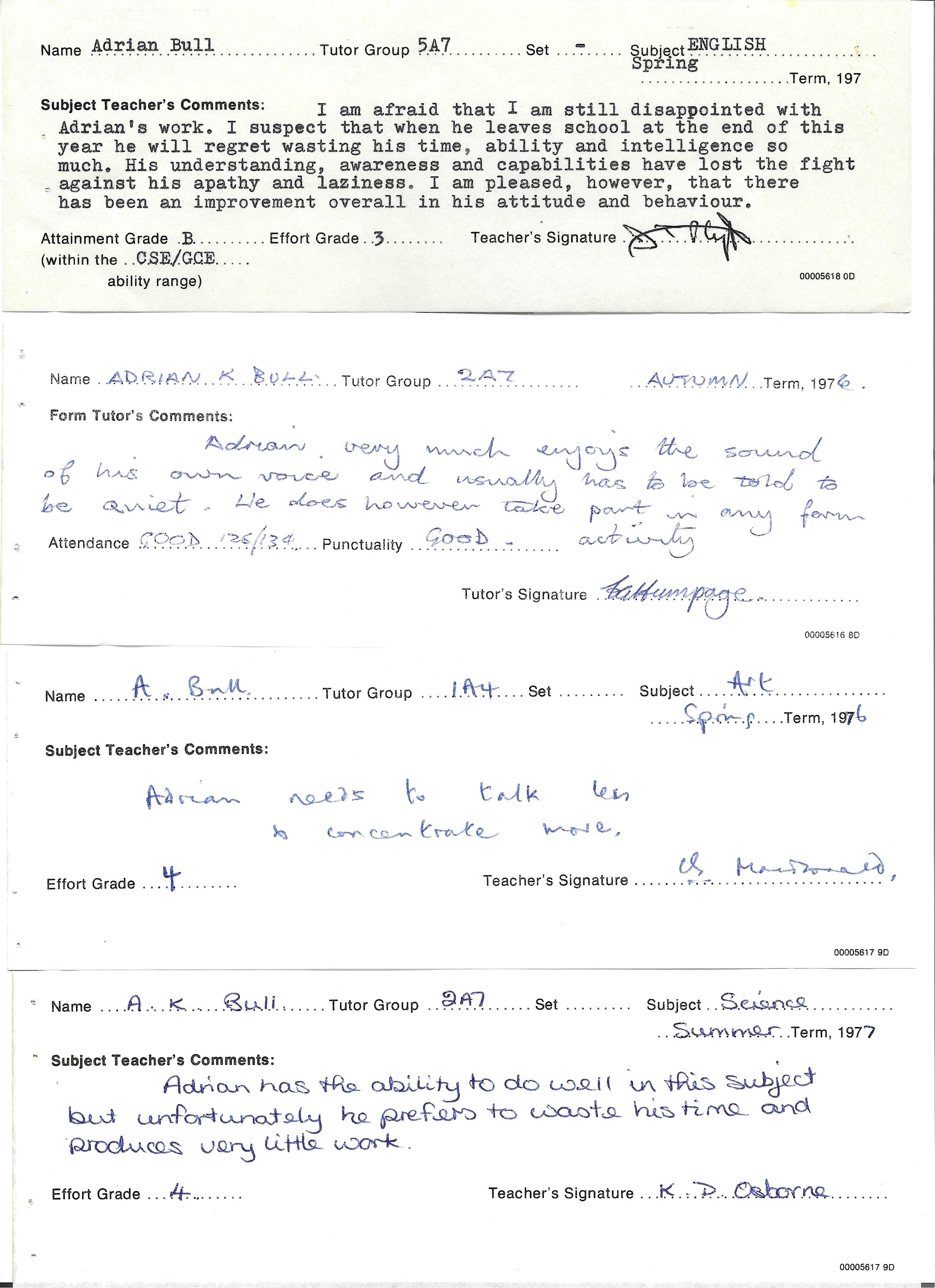 Howard School report Summer 1976