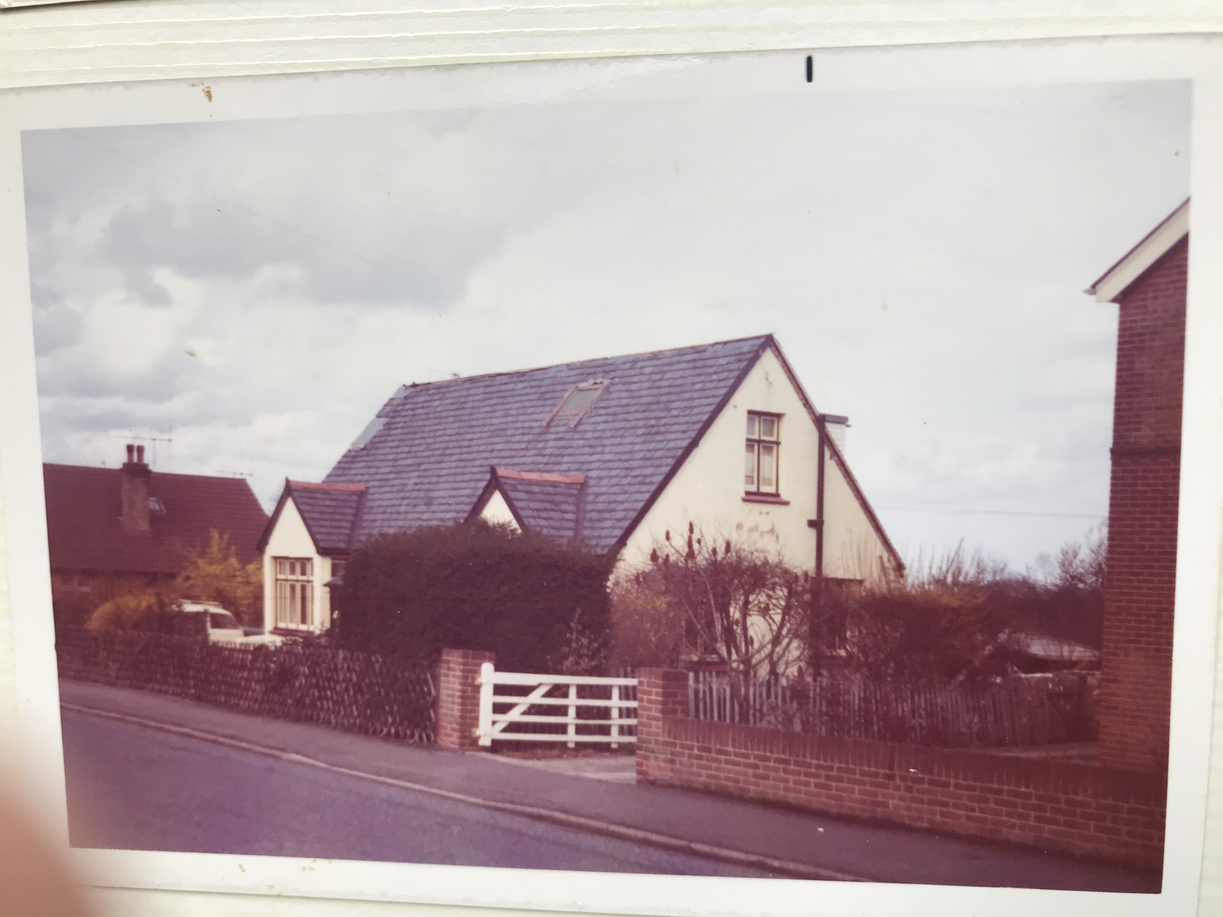 Old photo of Marshall Road Rainham in 1972