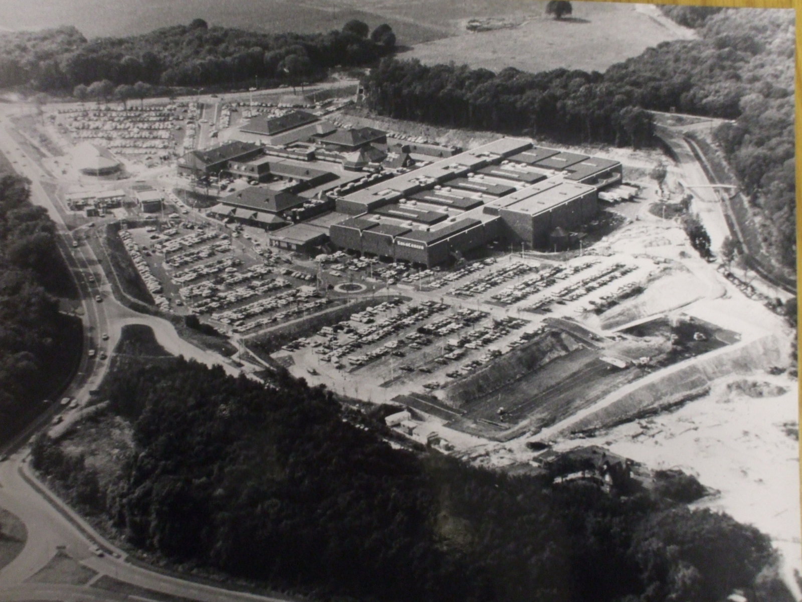 Aerial photo of Hempstead Valley Savacentre 1978