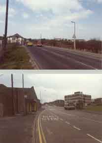Photo of Lower Rainham Road prior to Northern Relief Road construction