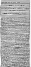 Article about Jezreel's Tower Gillingham Kent c1920