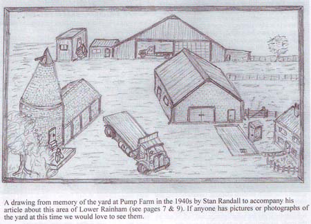 Sketch of Pump Farm, Pump Lane, Rainham Kent