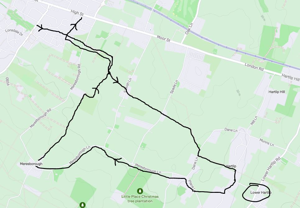 Walk from Rainham to Hartlip